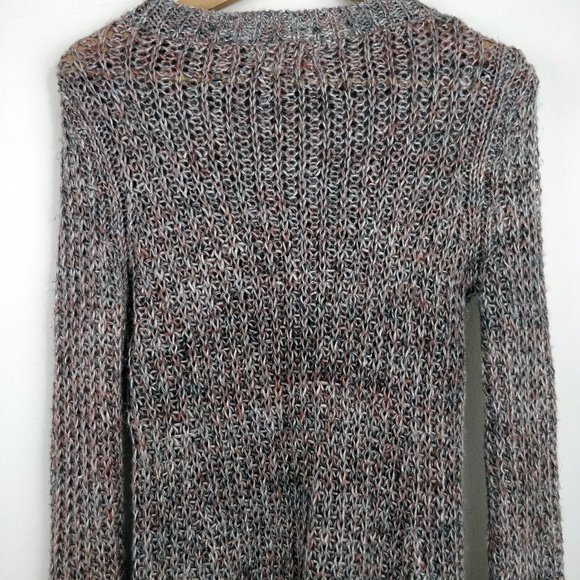 Anthropologie Mih Jeans Linen Bell Marled Sweater - Picture 6 of 10